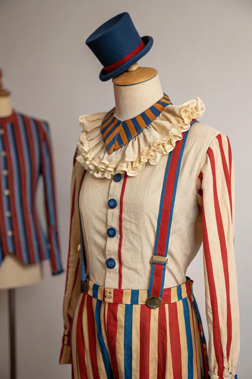 Step into the enchanting world of vintage circus glamour with a costume that tells a story of whimsy and elegance. 🎪✨ #ScandinavianStyle #BohoChic #HalloweenInspiration