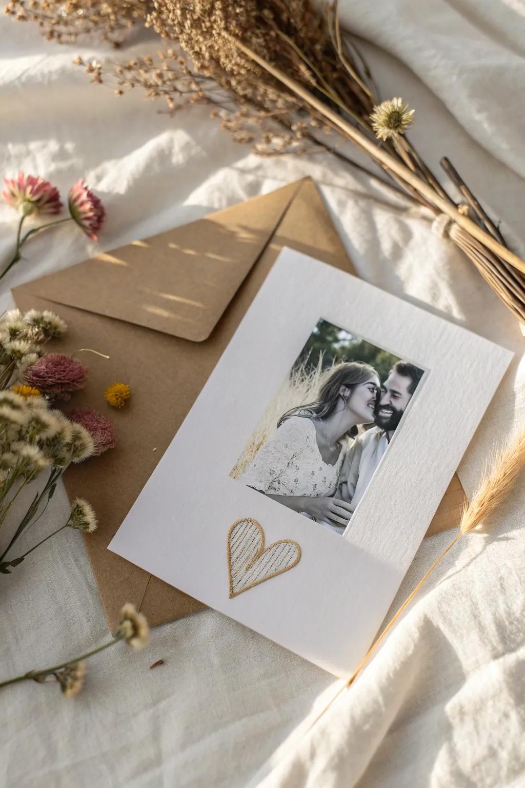 Capture moments of love with a personalized photo memory card for your husband this Valentine's Day.