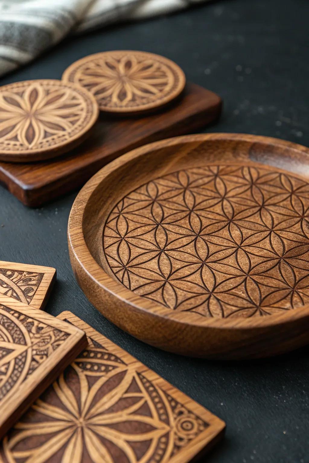 Elevate your decor with exquisite handcrafted wooden designs.