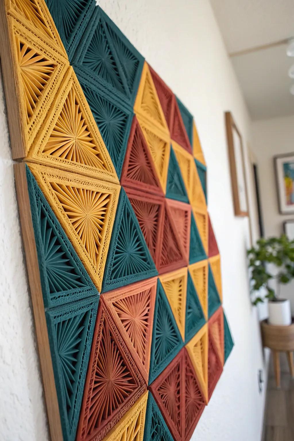 Transform your space with stunning 3D geometric wall art—where minimalist design meets bold creativity.