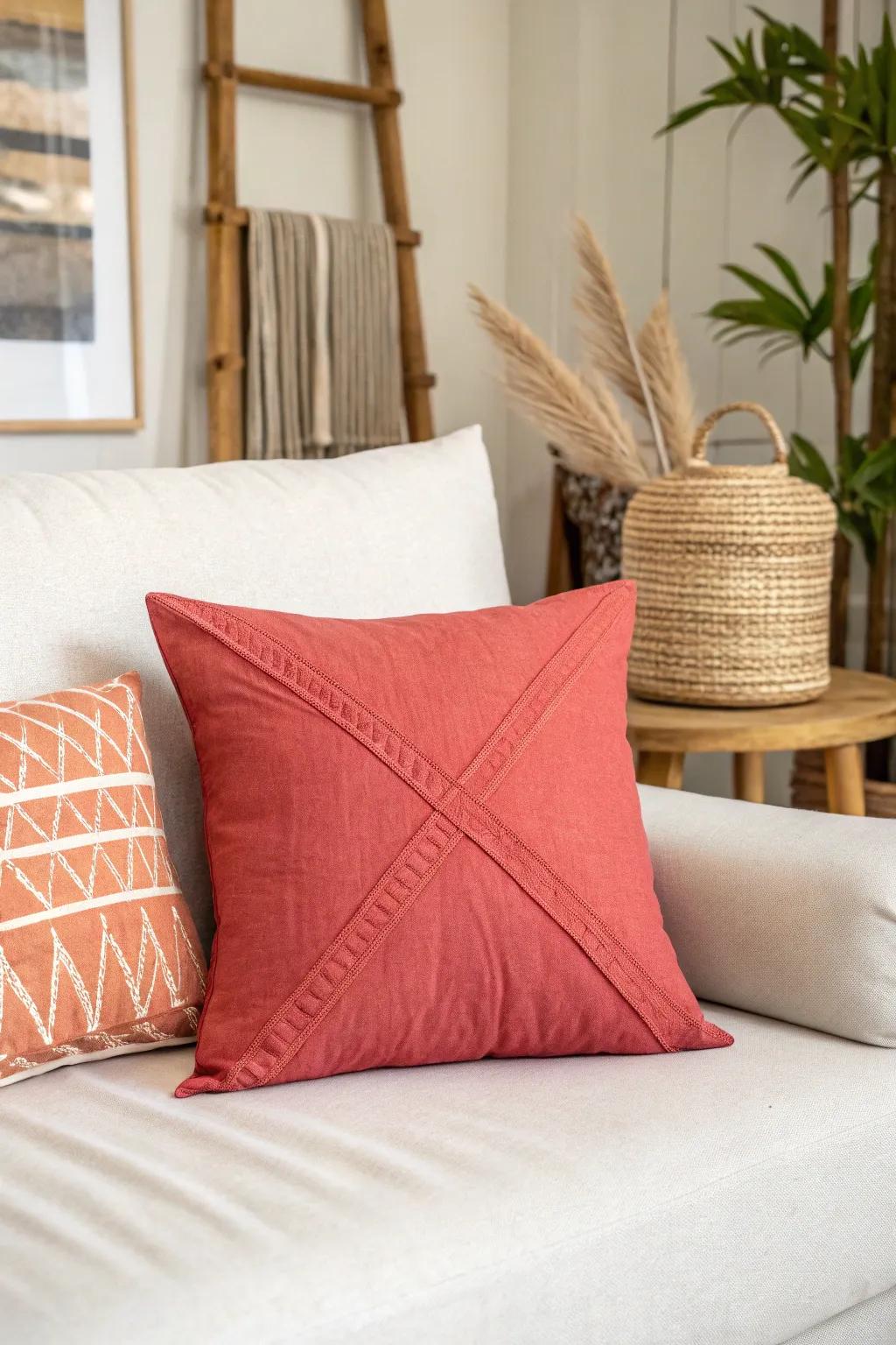 Transform your space with vibrant, handcrafted envelope pillow covers - the perfect pop of color for every season!