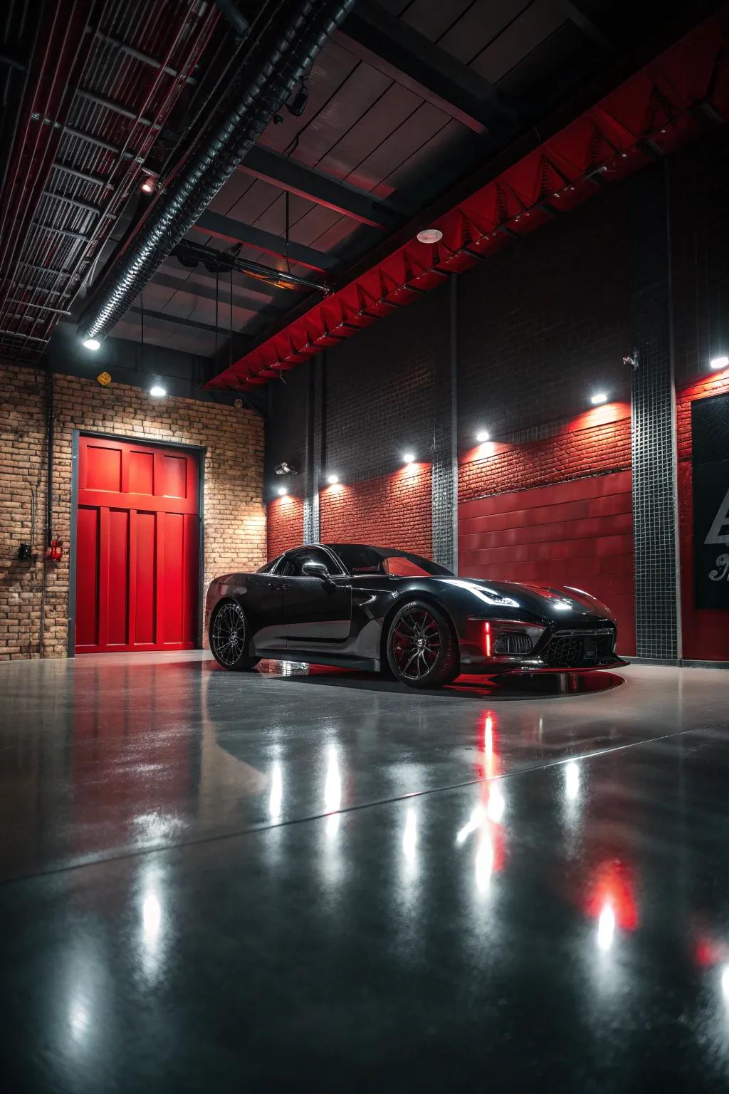 Transform your garage into a stage where your car is the star. Let it shine!