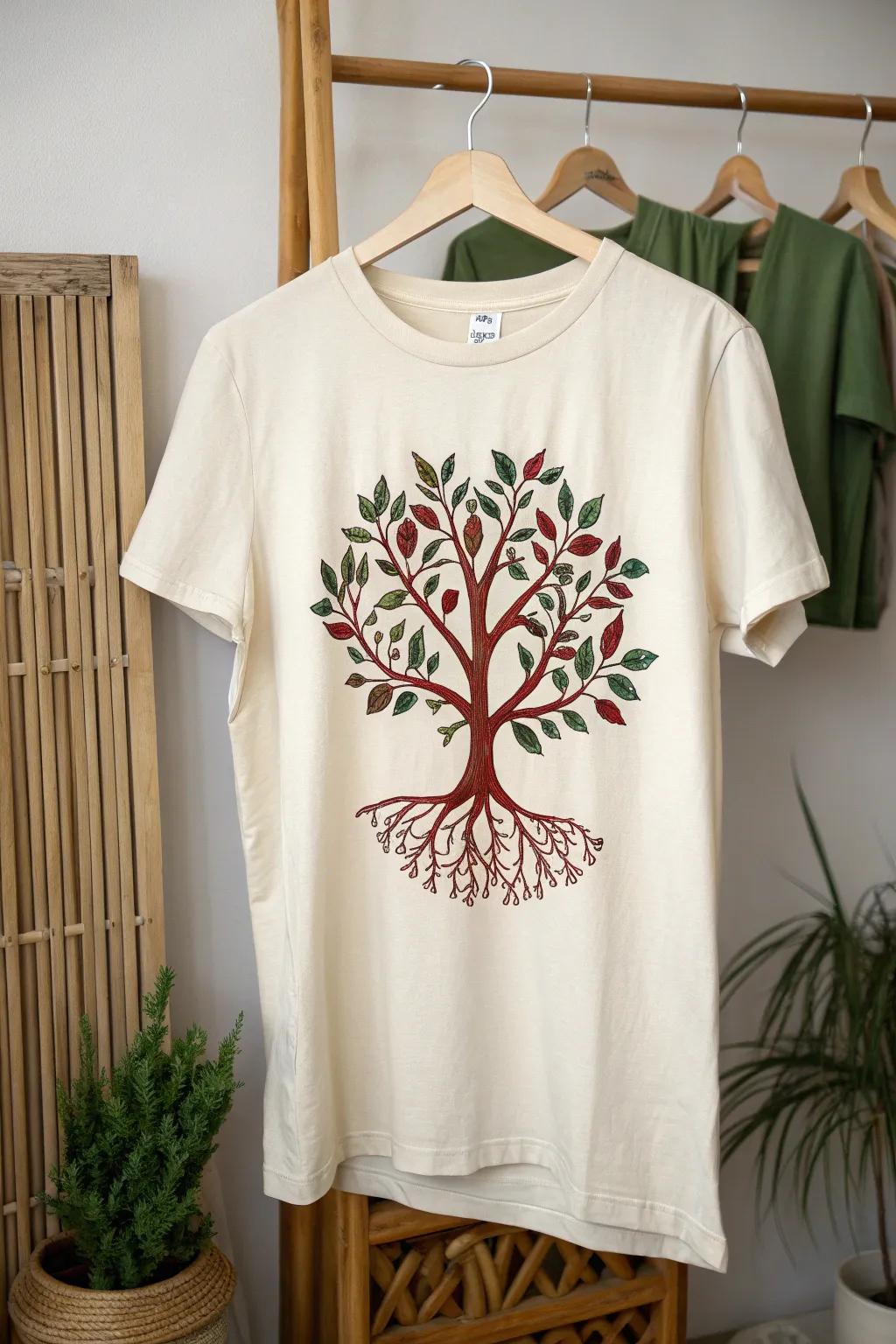 Embrace nature with every wear—discover the elegance of minimalist, nature-inspired shirt designs.