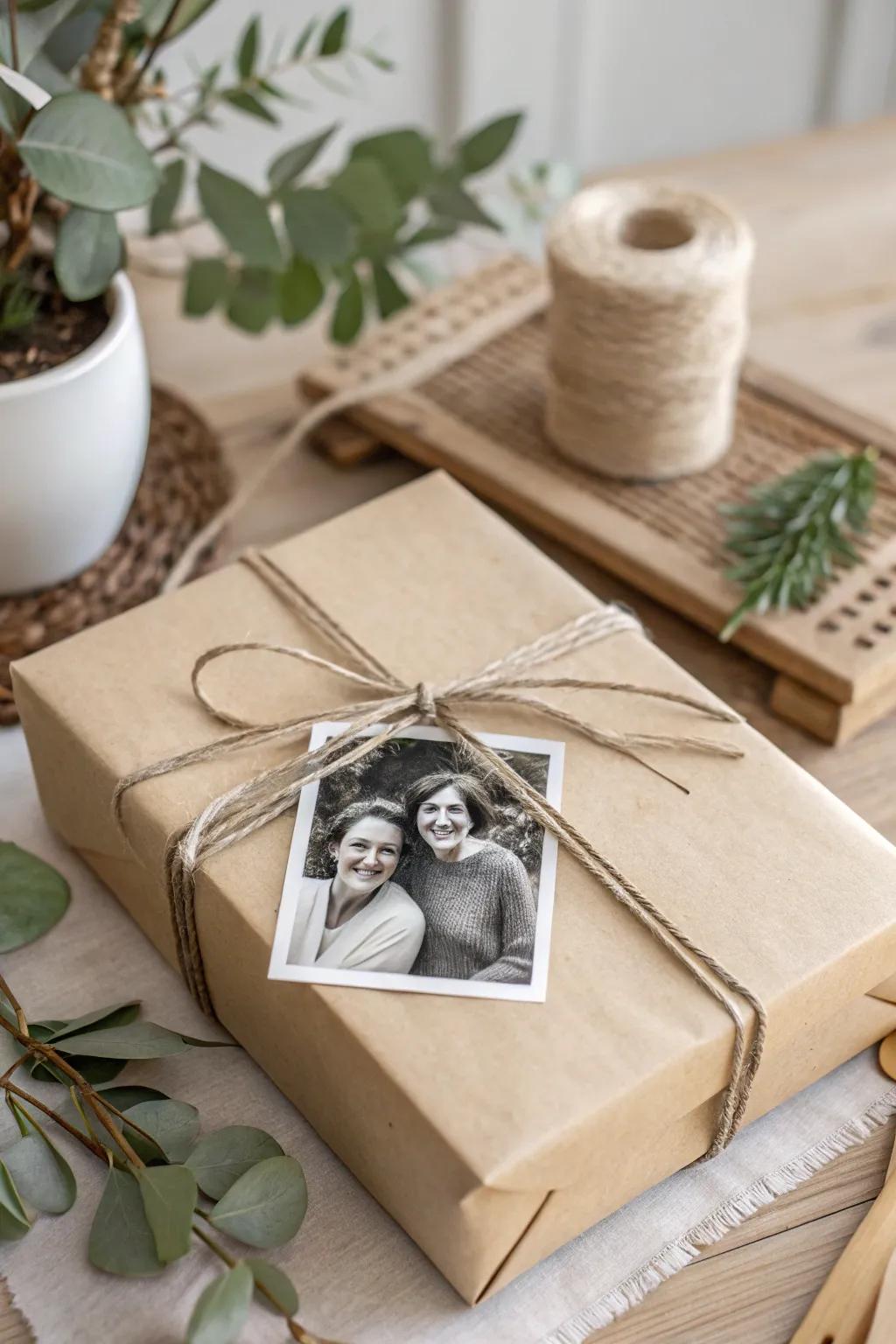 Wrap your memories with love and simplicity.