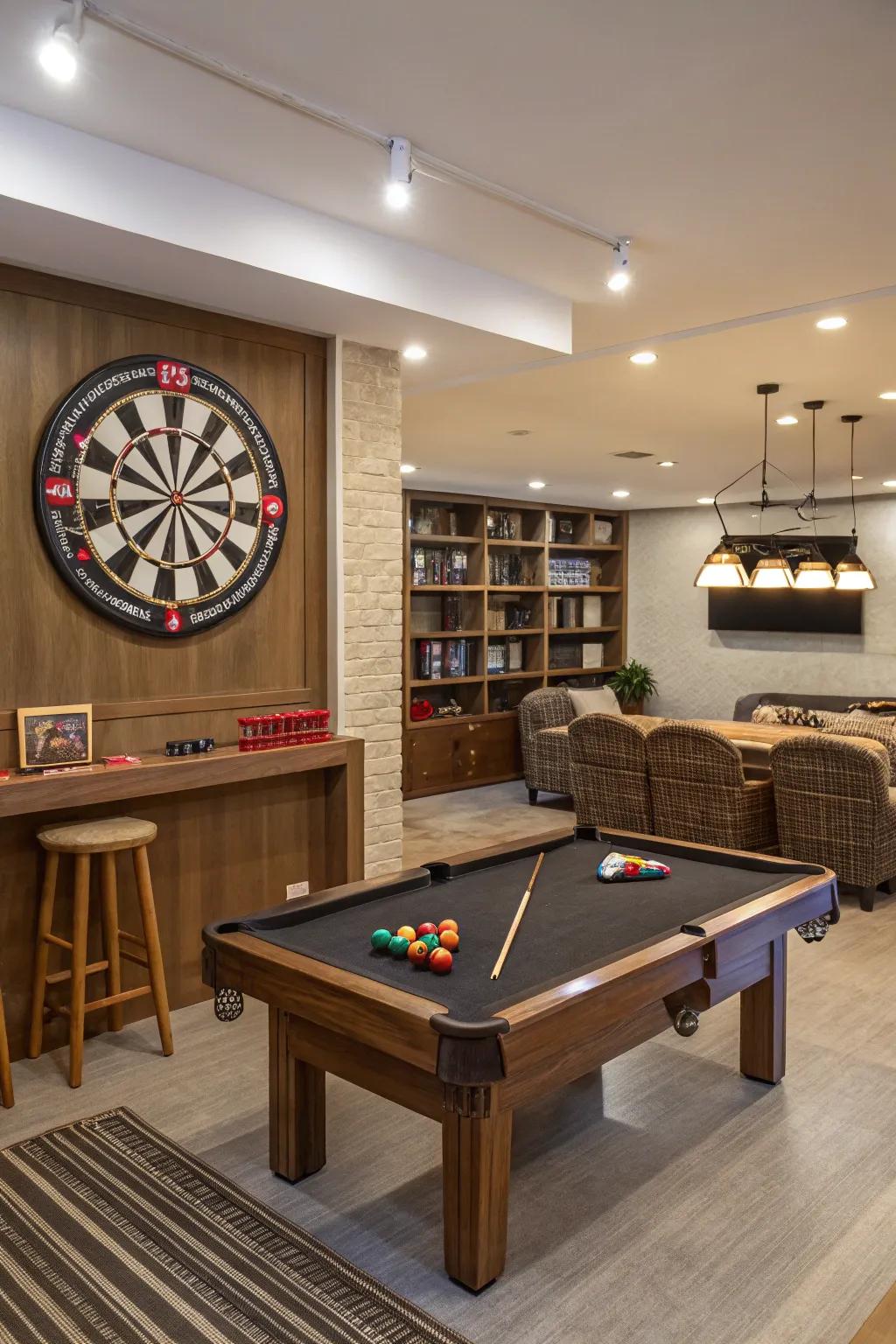 Create a vibrant social hub by integrating multiple games.