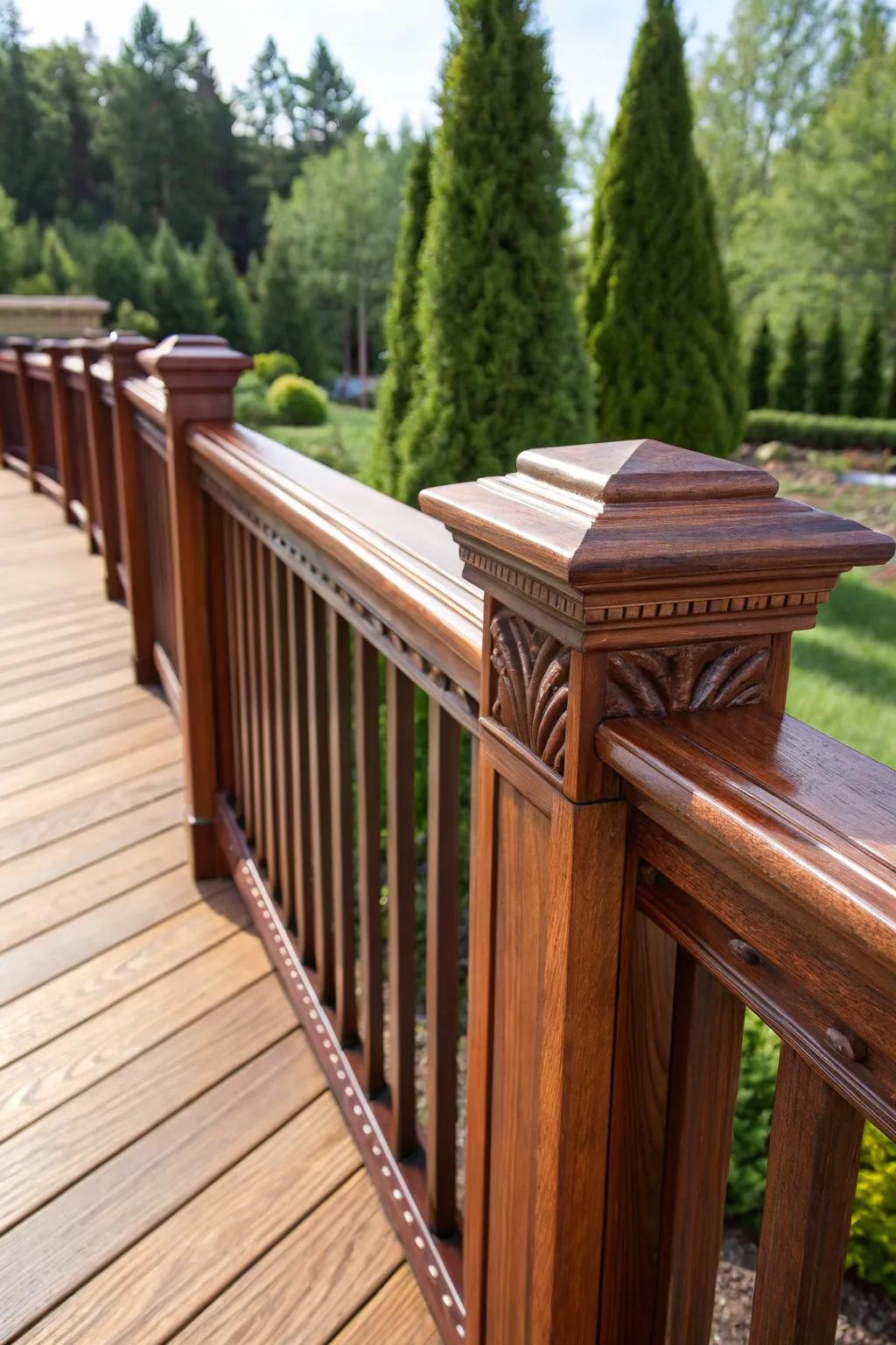 Transform your deck into a masterpiece with the perfect stain—highlighting craftsmanship and architectural elegance.