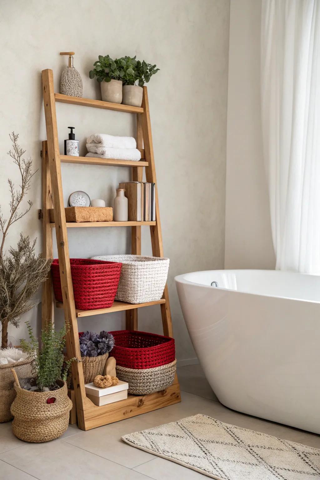 Smart storage meets stunning style – elevate your bath space with minimalist shelves!