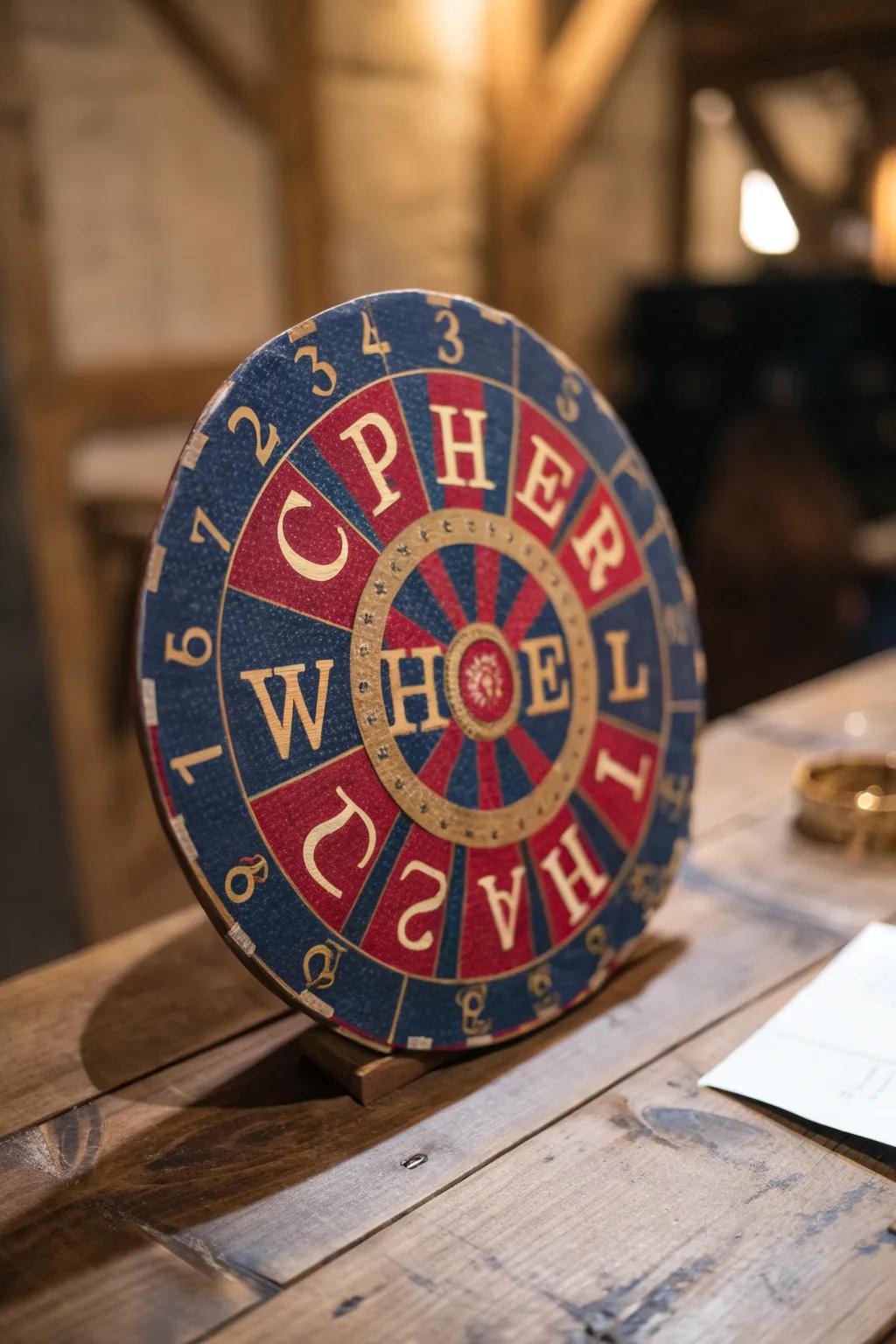 Unlock the secrets of your DIY escape room with a handcrafted cipher wheel that merges puzzle-solving with artistic craftsmanship.
