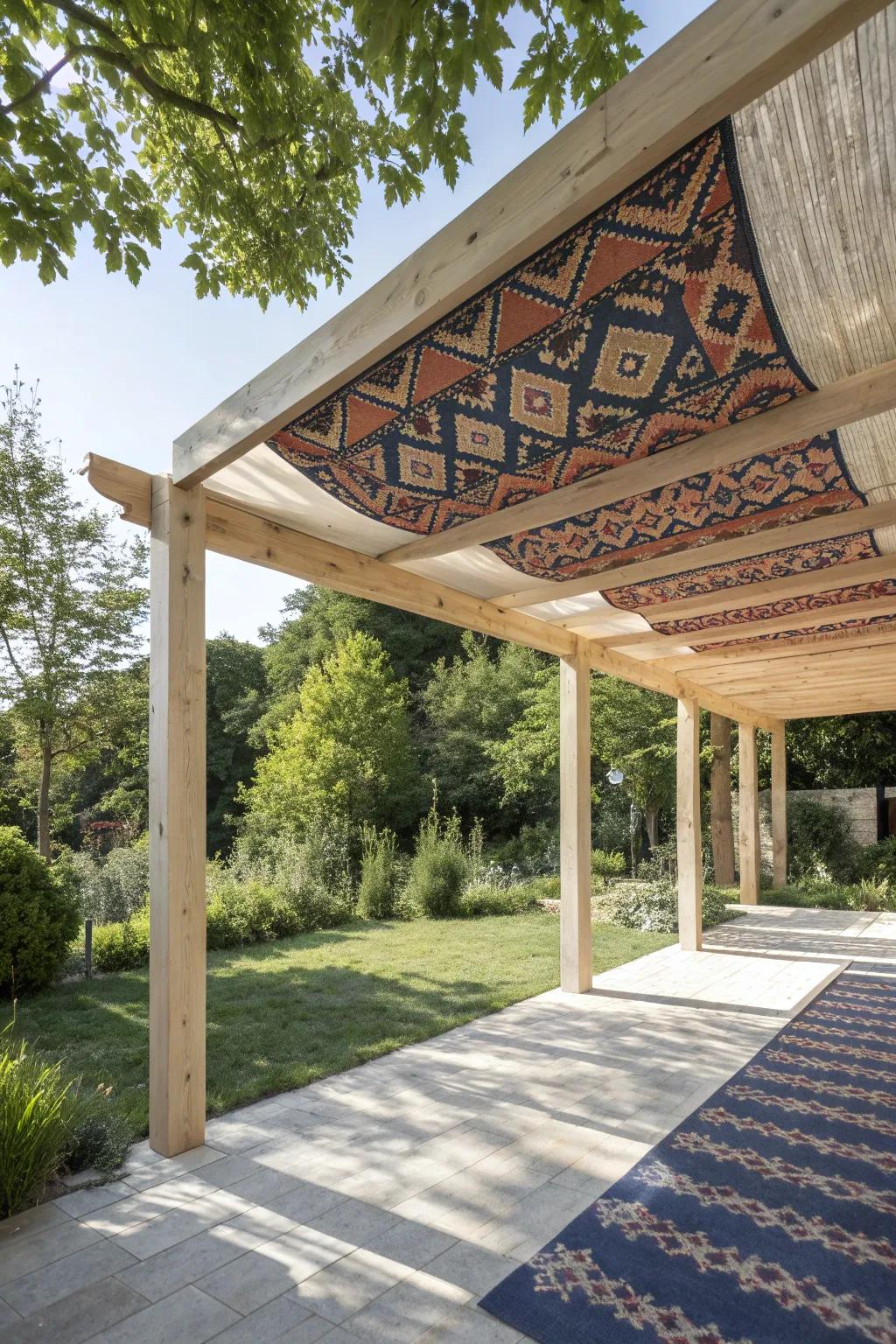 Transform your outdoor space with a chic pergola cover that offers both style and shade.
