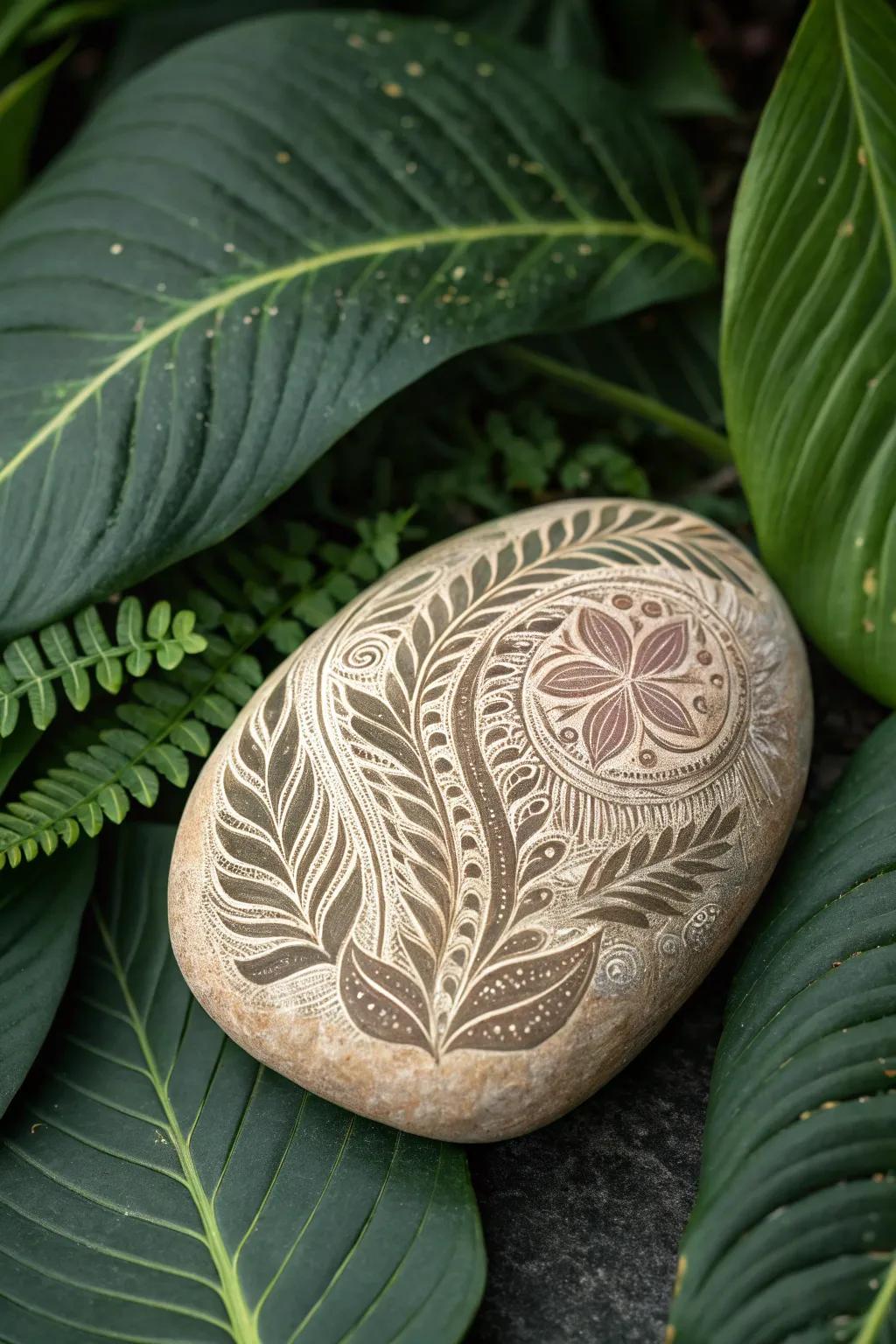 Craft your story with nature's elegance: a bespoke garden stone marker that blends artistry with the earth.