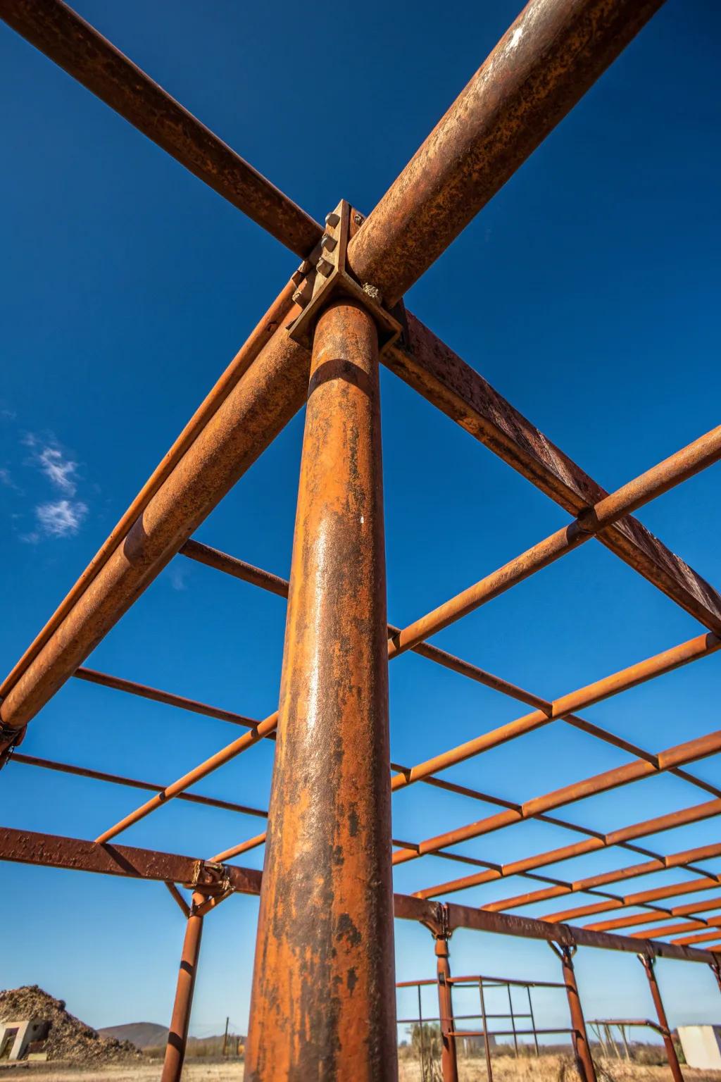 Crafting Strength: Build your DIY horse shelter with durable and stylish metal poles.