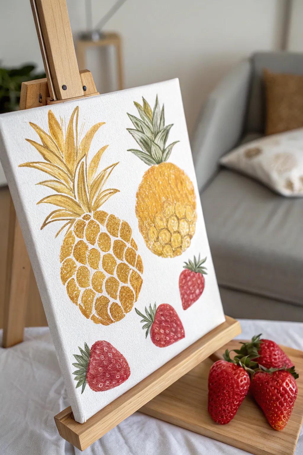 Add a splash of fruity fun to your space with handcrafted charm!
