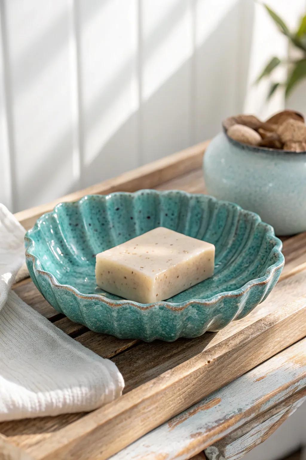 Elevate your bathroom decor with a touch of artisanal elegance. Discover the beauty of functional pottery.