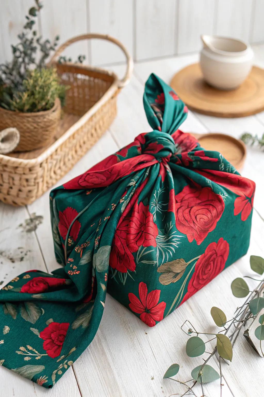 Transform your gift-giving with the elegance and charm of Furoshiki wrapping!