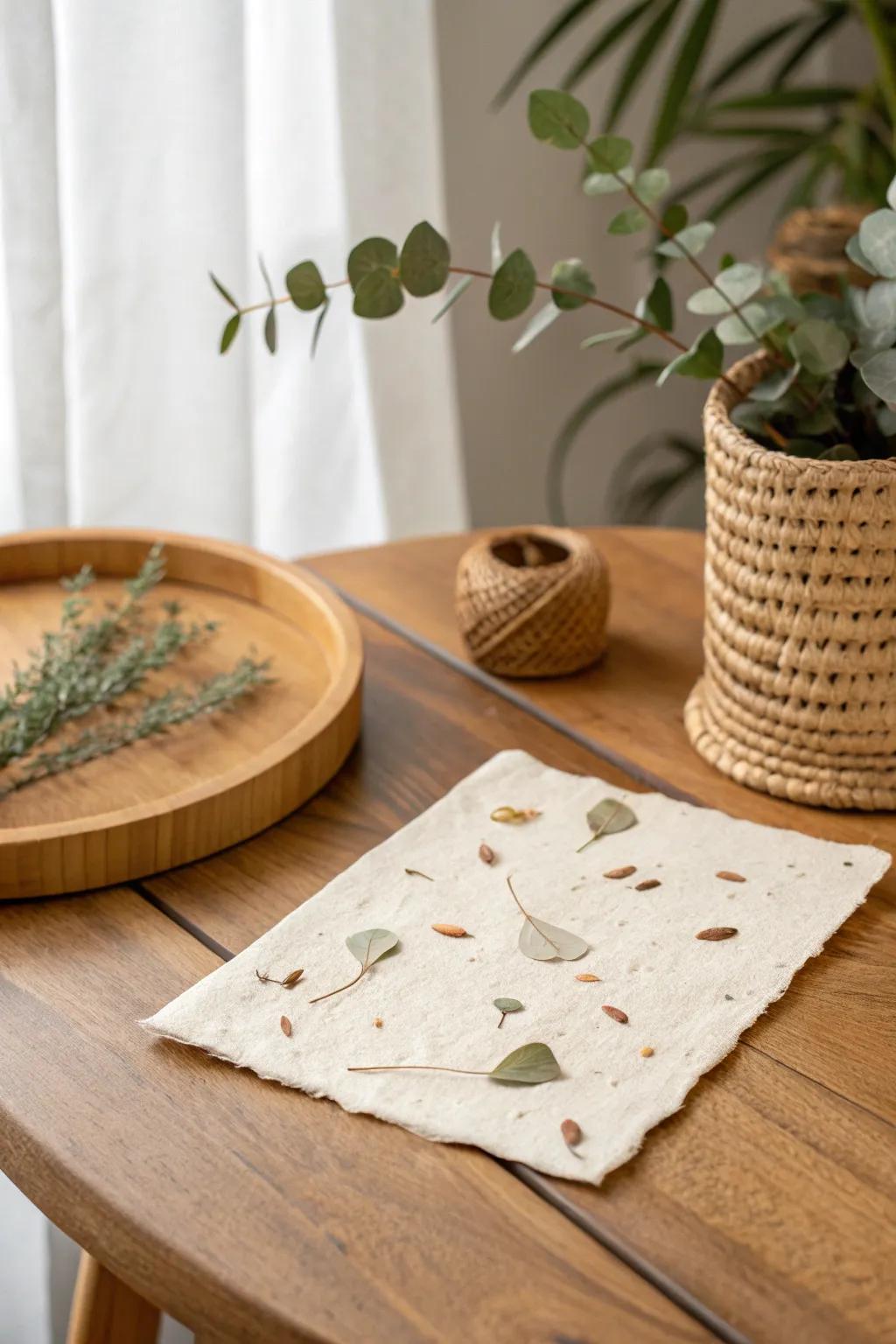 Gift the promise of blooms with plantable seed paper – where beauty meets sustainability.