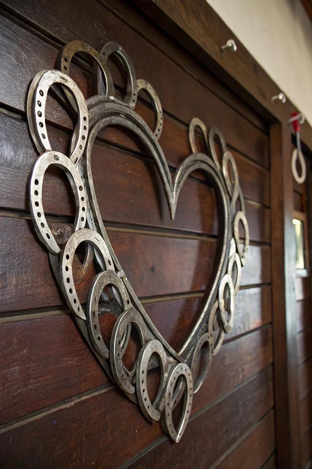 Transform your space with stunning horseshoe artistry—where craftsmanship meets creativity.