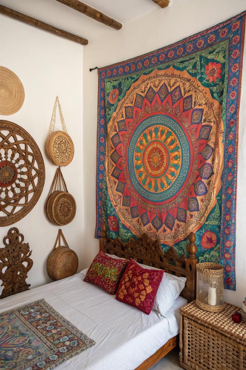 Wall hangings add personality and warmth to your space.