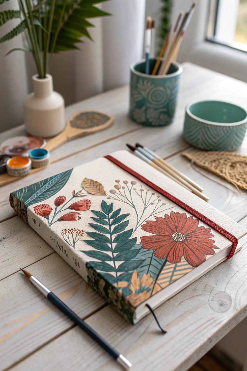 Unleash your creativity with a uniquely personalized sketchbook cover that invites inspiration at every glance.