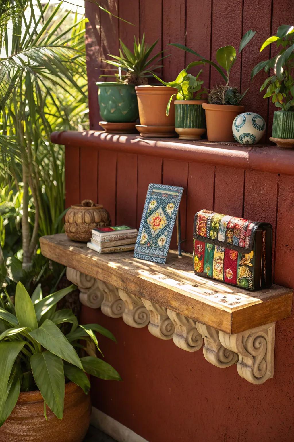 Transform your knee wall with a display ledge that tells your unique story.