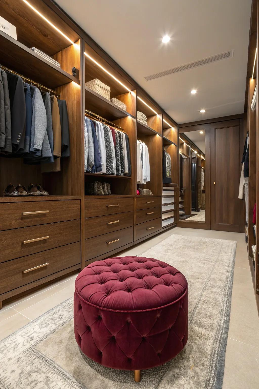 Seating brings both style and functionality.