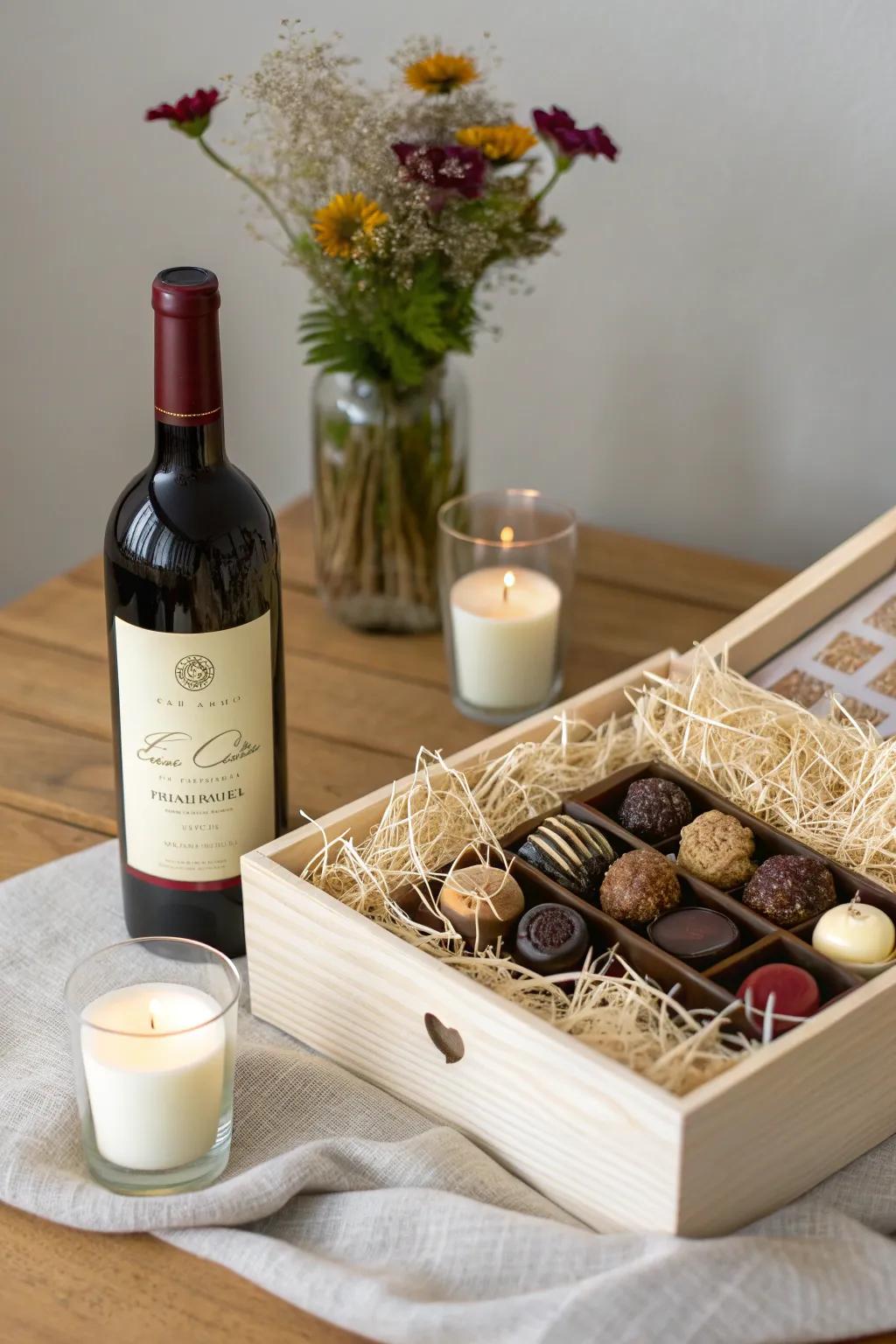 Indulge in a Romantic Evening Hamper that speaks the language of love and simplicity.