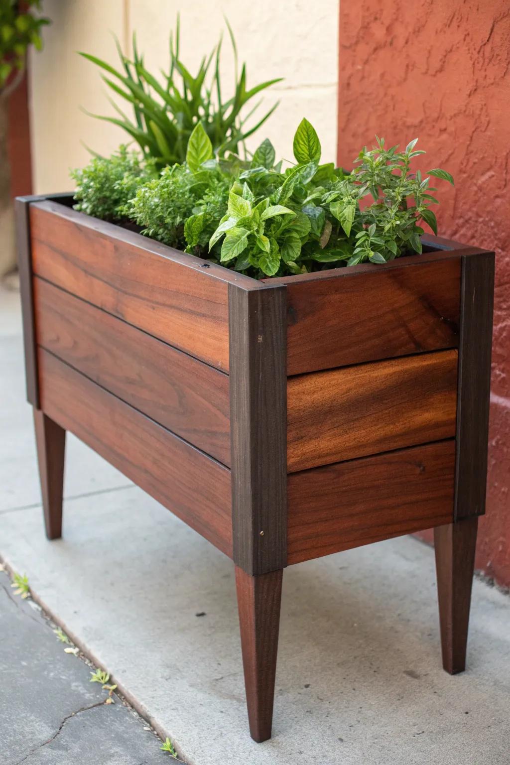 Elevate your garden game with these stunning raised planter boxes.