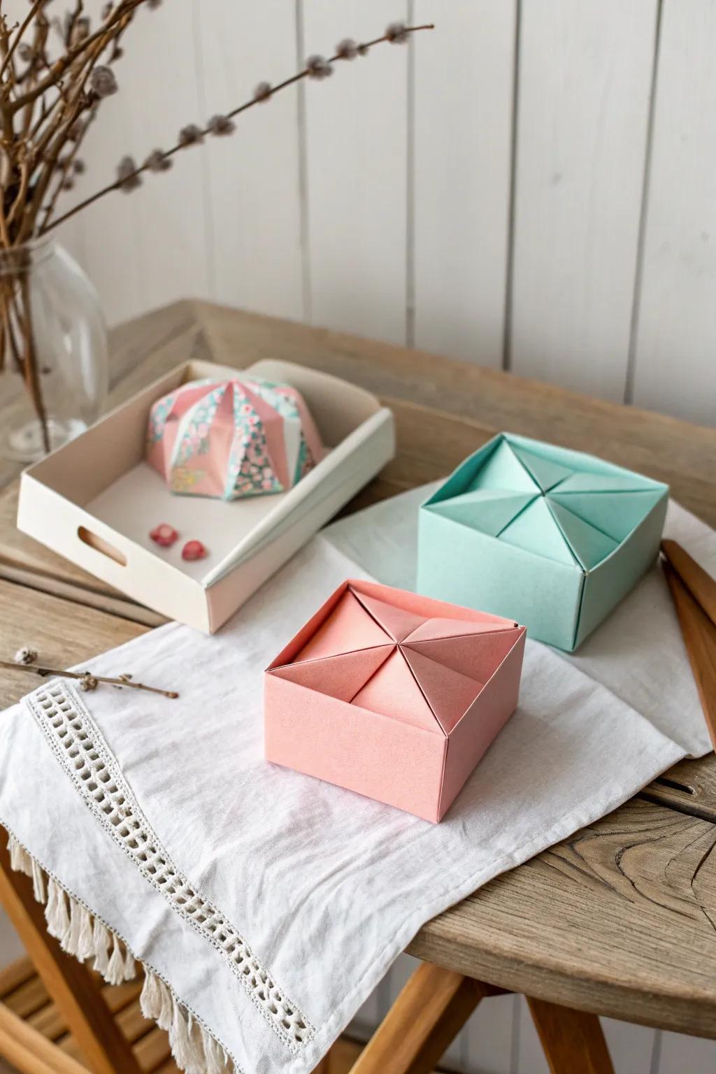Surprise in a Fold: Discover the Art of Origami with this Stunning Pop-up Box.