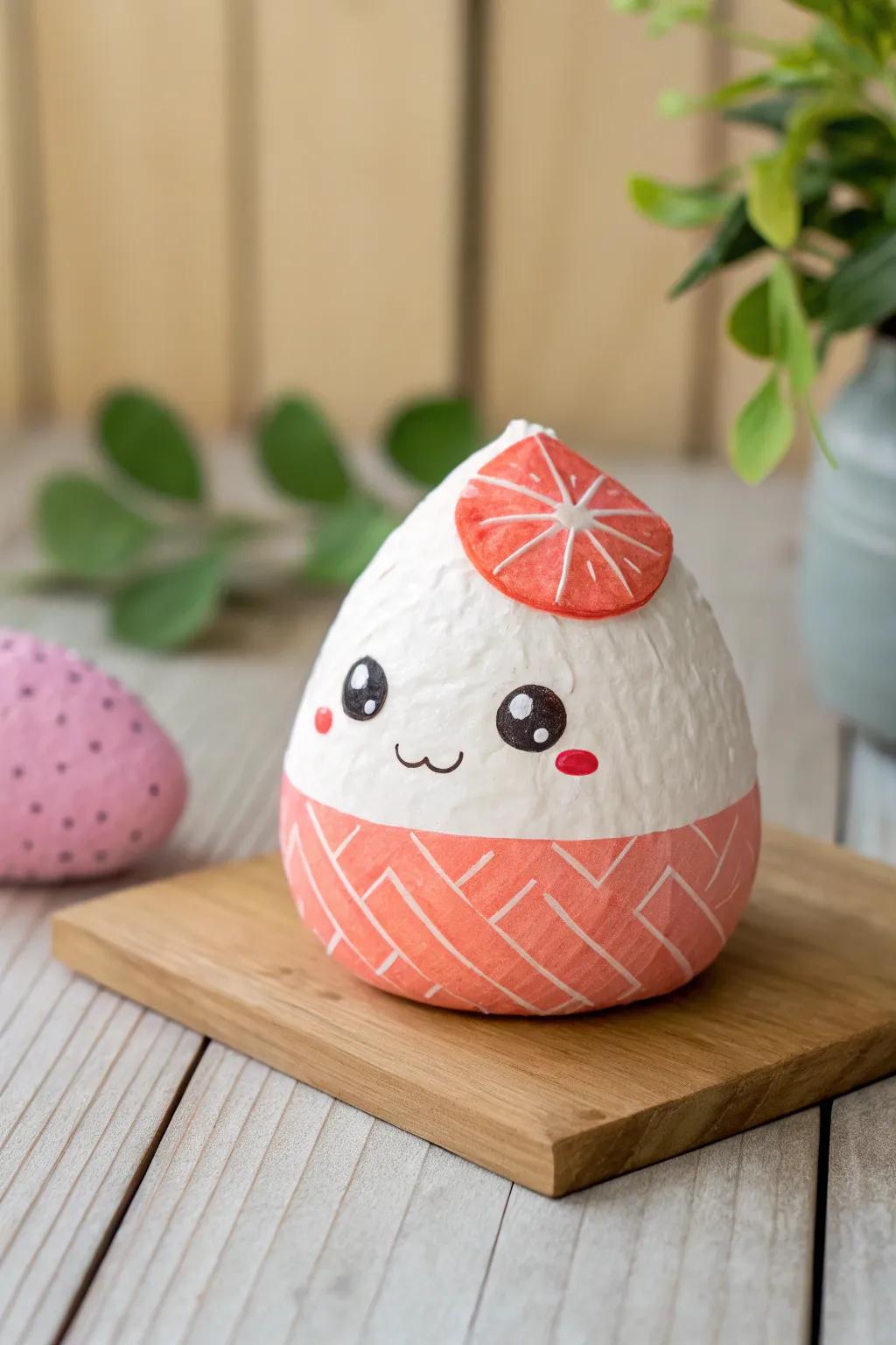 Meet your new favorite companion - a charming paper squishy that radiates joy and simplicity!