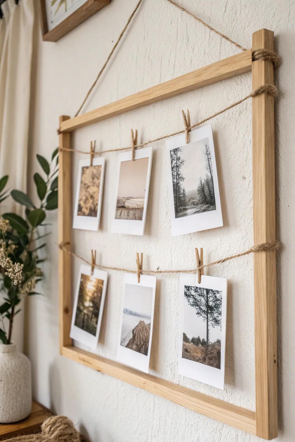 Embrace the Art of Simplicity: Display Memories with Style and Grace.