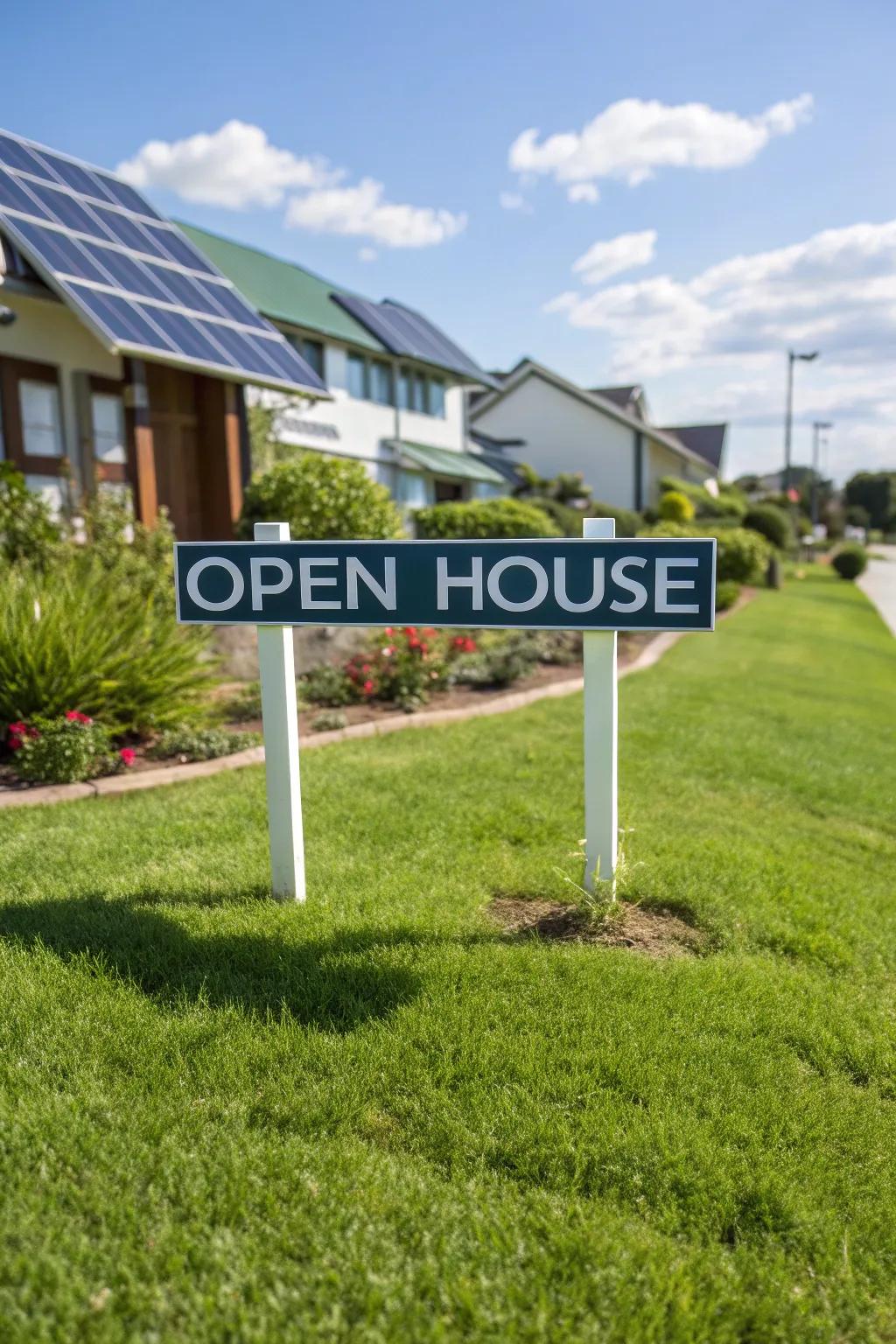 Eco-friendly and eye-catching solar-powered signs.