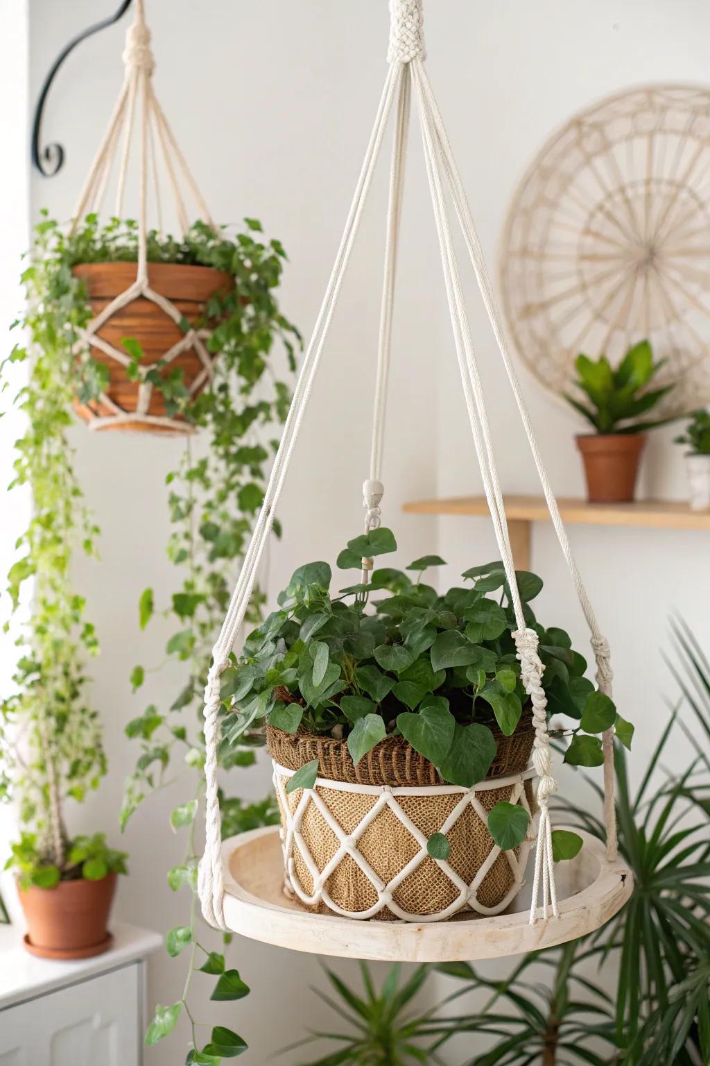 Transform your garden with this stunning trampoline frame planter display – where minimalism meets nature's bold beauty.