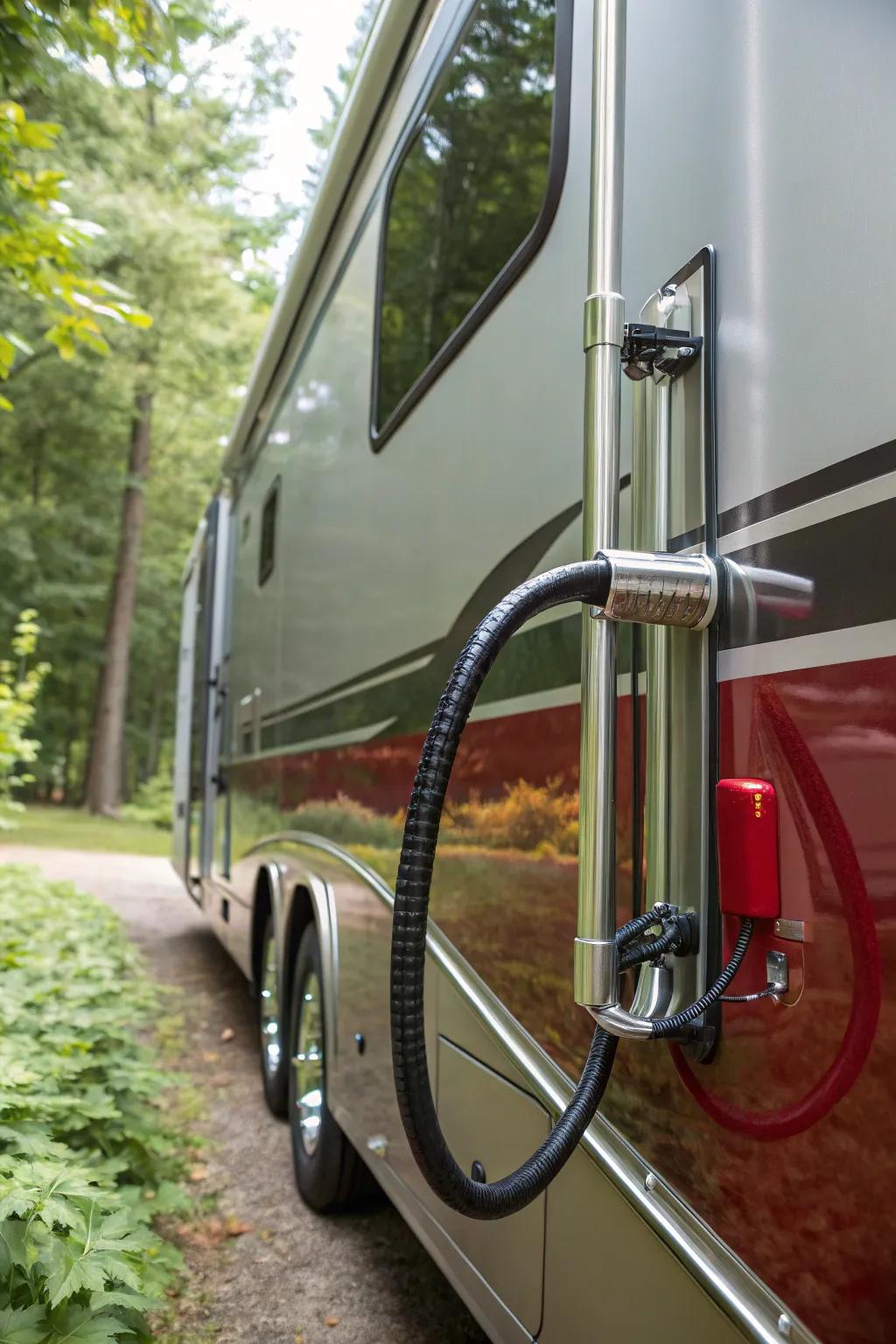 Revolutionize your RV experience with this bold and stylish magnetic hose carrier—where craftsmanship meets convenience.