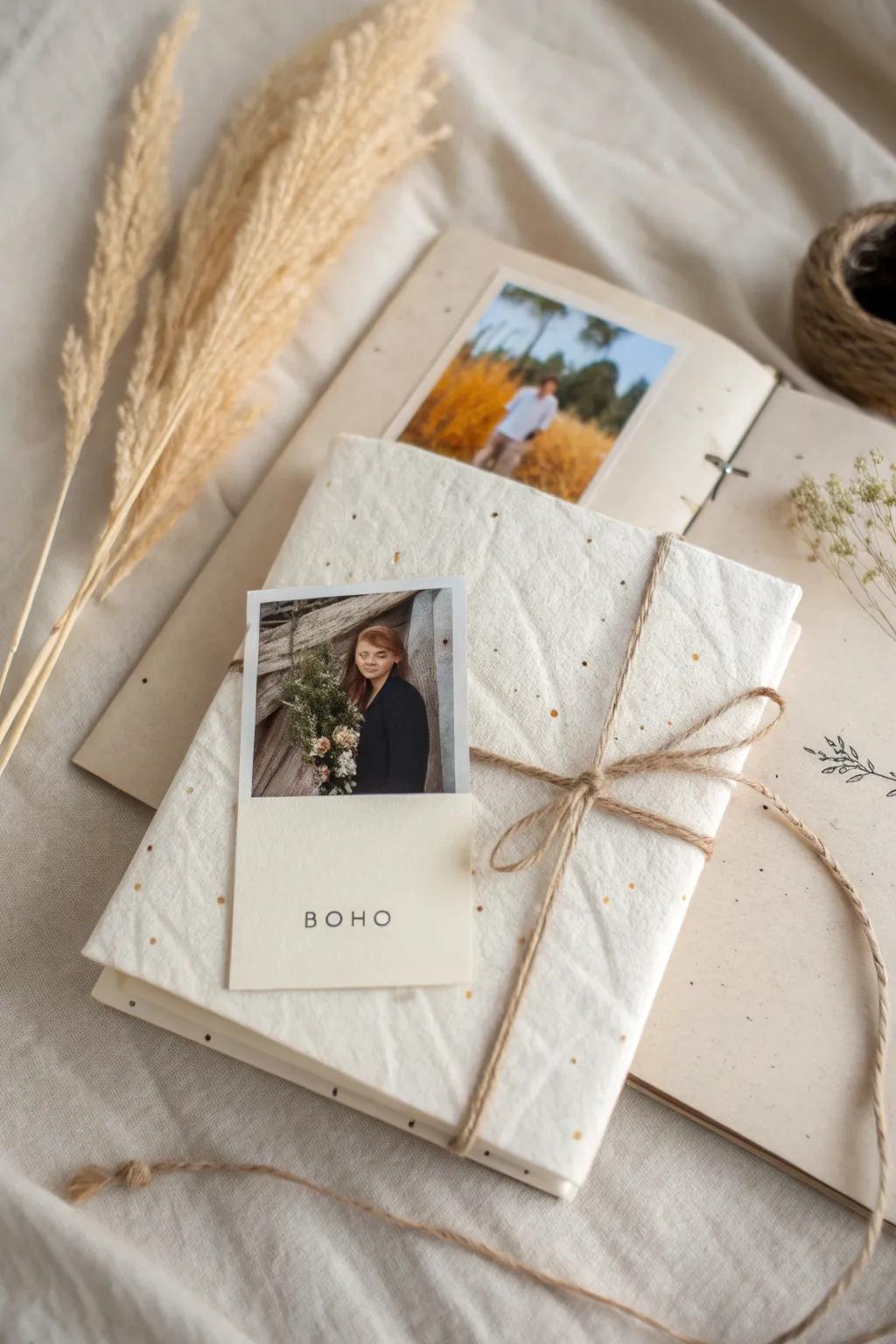 Discover the charm of hidden treasures in your scrapbook with elegant fold-outs and pockets.