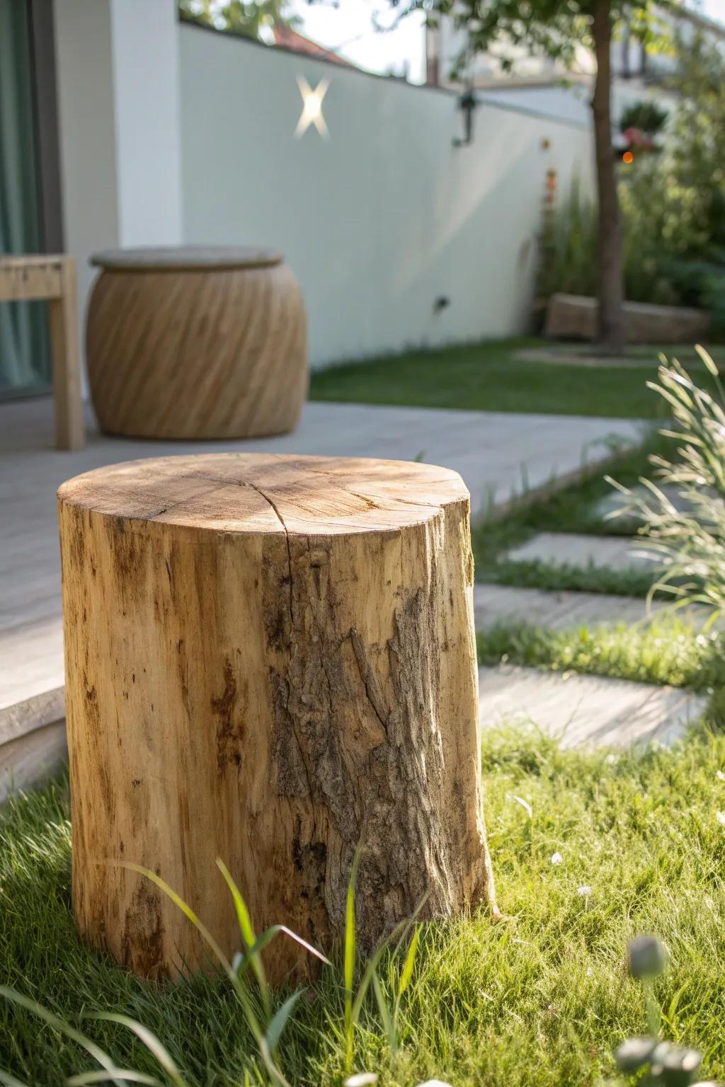Embrace nature's elegance with a handcrafted garden seat—your perfect perch for morning coffee and sunrise views.