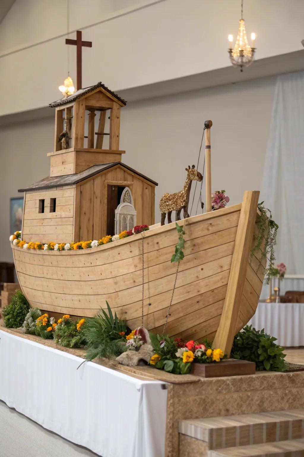 Bringing Noah's Ark to life with minimalist elegance and a touch of Boho charm.
