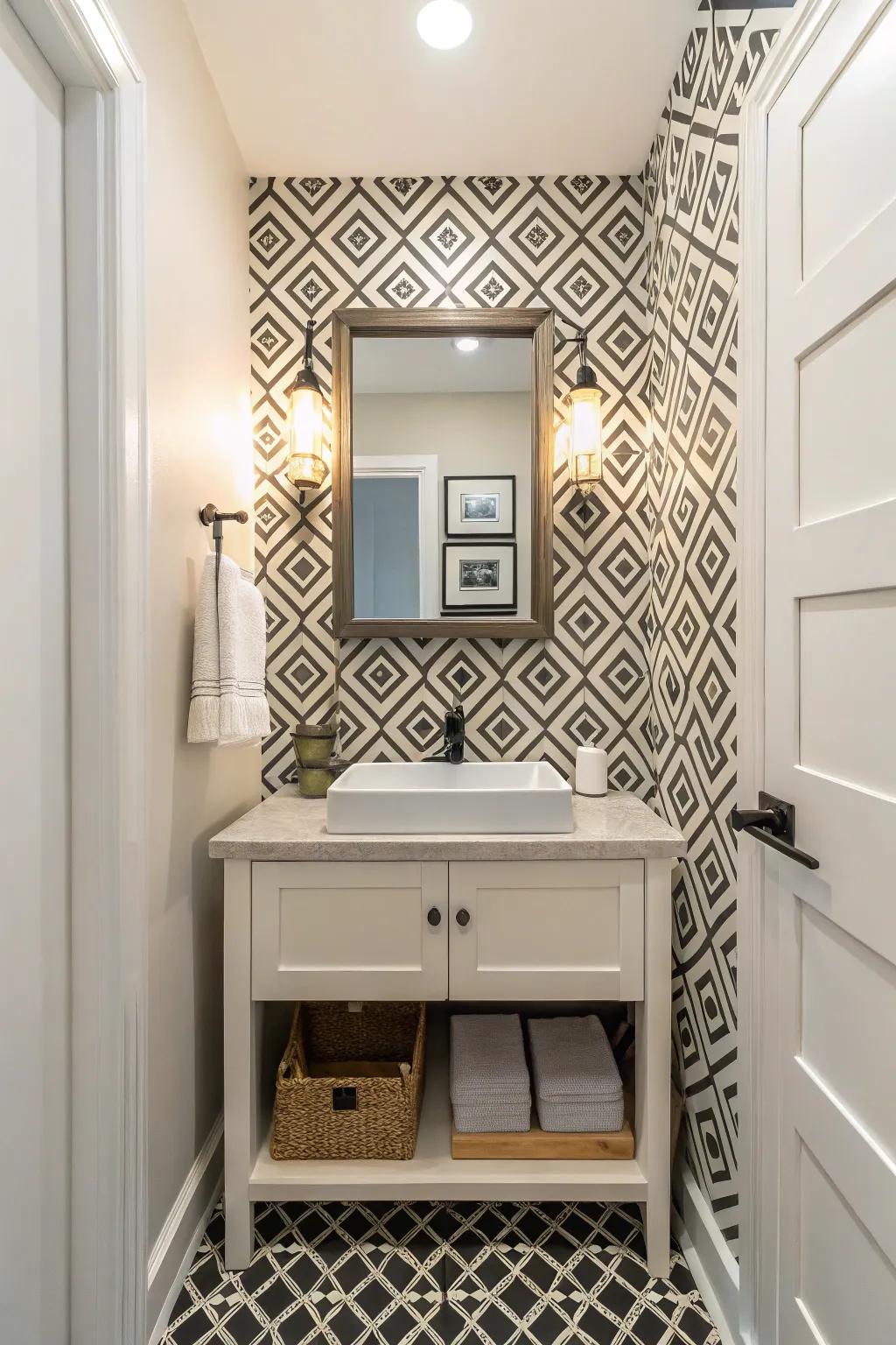 Accent walls act as a stunning focal point.