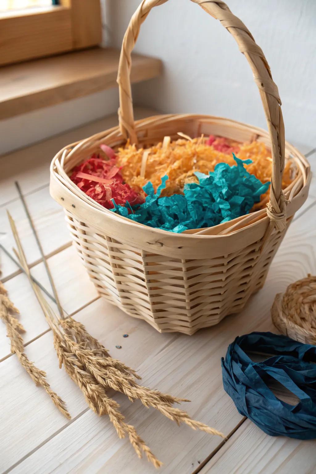 Add a splash of color to your gifts with eco-friendly, vibrant shredded tissue paper.