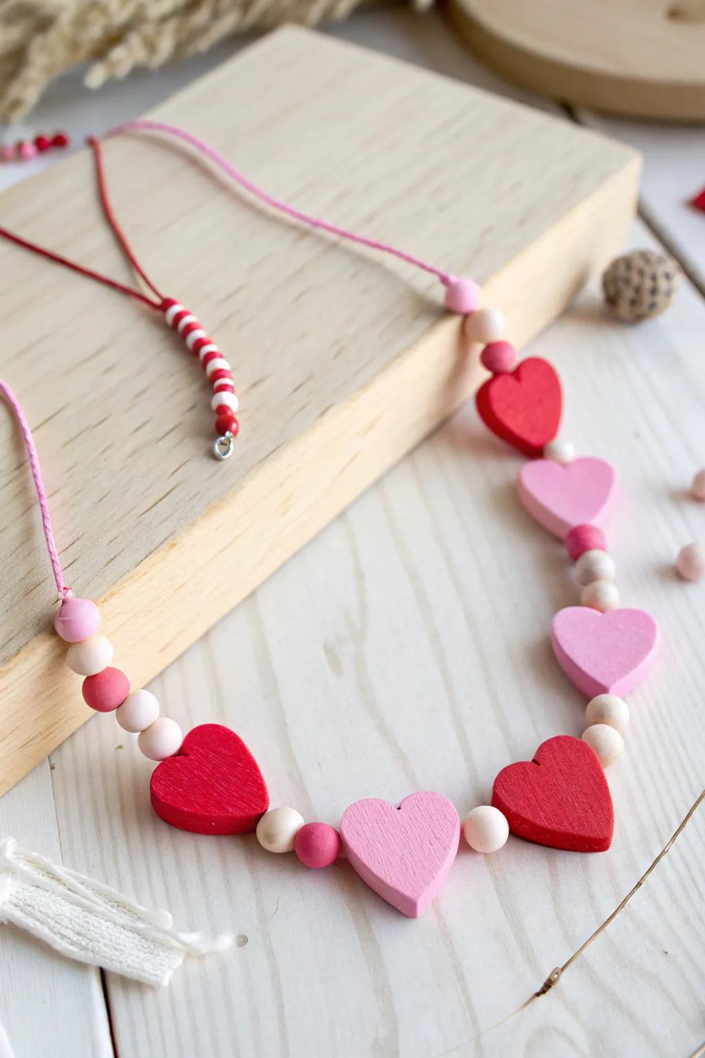 Capture the joy of creativity with these charming DIY Valentine necklaces, perfect for little hands and big hearts.
