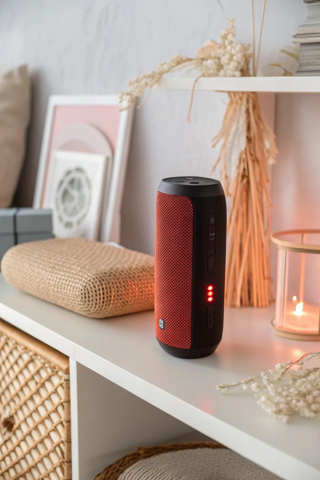 Elevate their space with a Bluetooth speaker that's both functional and a stylish decor piece.
