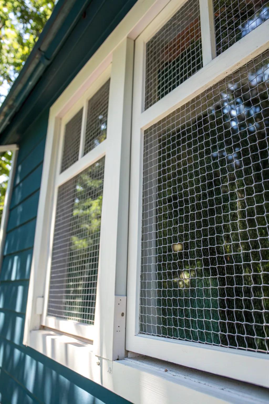 Craftsmanship meets safety in this stunning window catio design. Let your cat bask in the breeze with peace of mind.