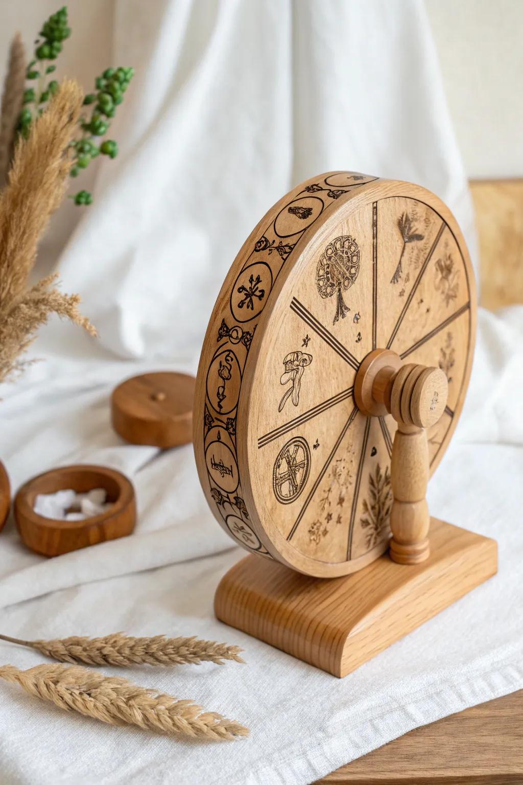 Craft a story with this stunning interactive wheel—where simplicity meets creativity!