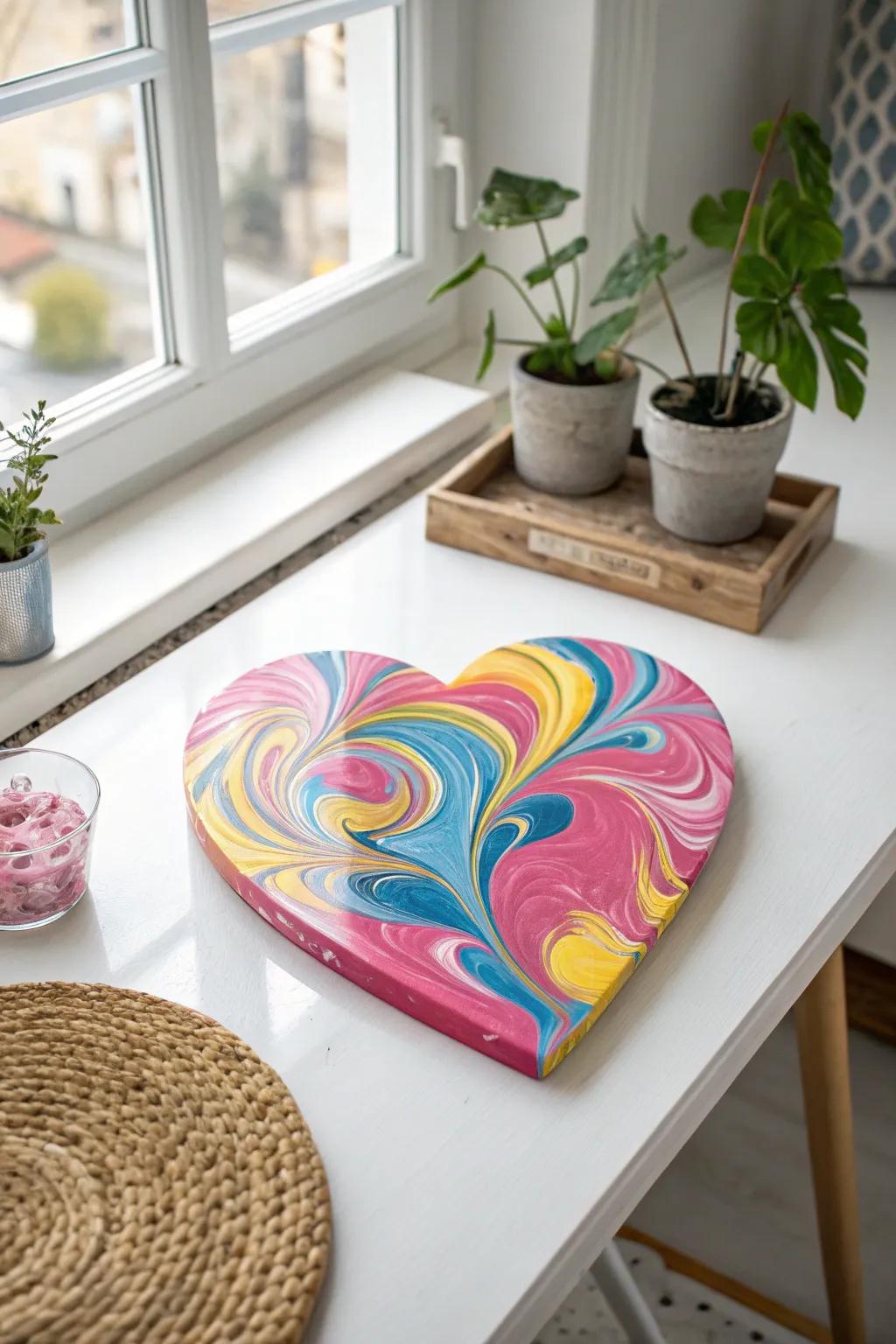 Whirl into creativity with spin art hearts! Perfect for little hands and big imaginations.
