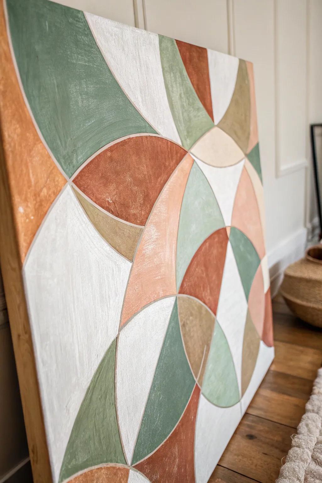 Discover the beauty of layered patterns in abstract art, where simplicity meets complexity.