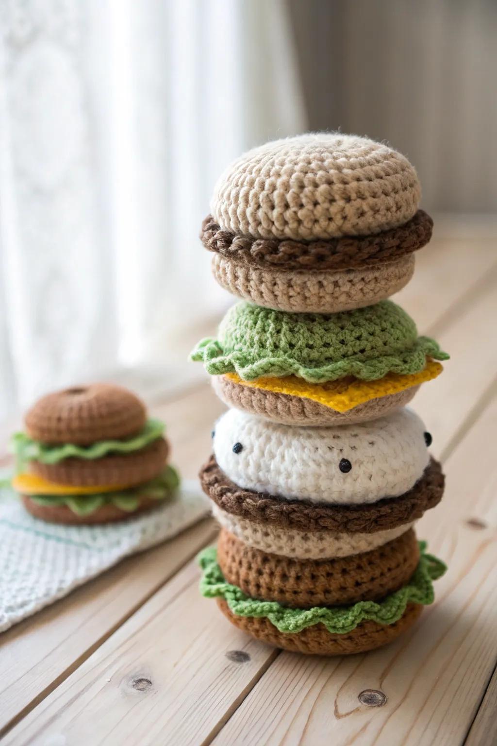 Mix, match, and play with these charming stackable amigurumi sets—where minimalism meets creativity!