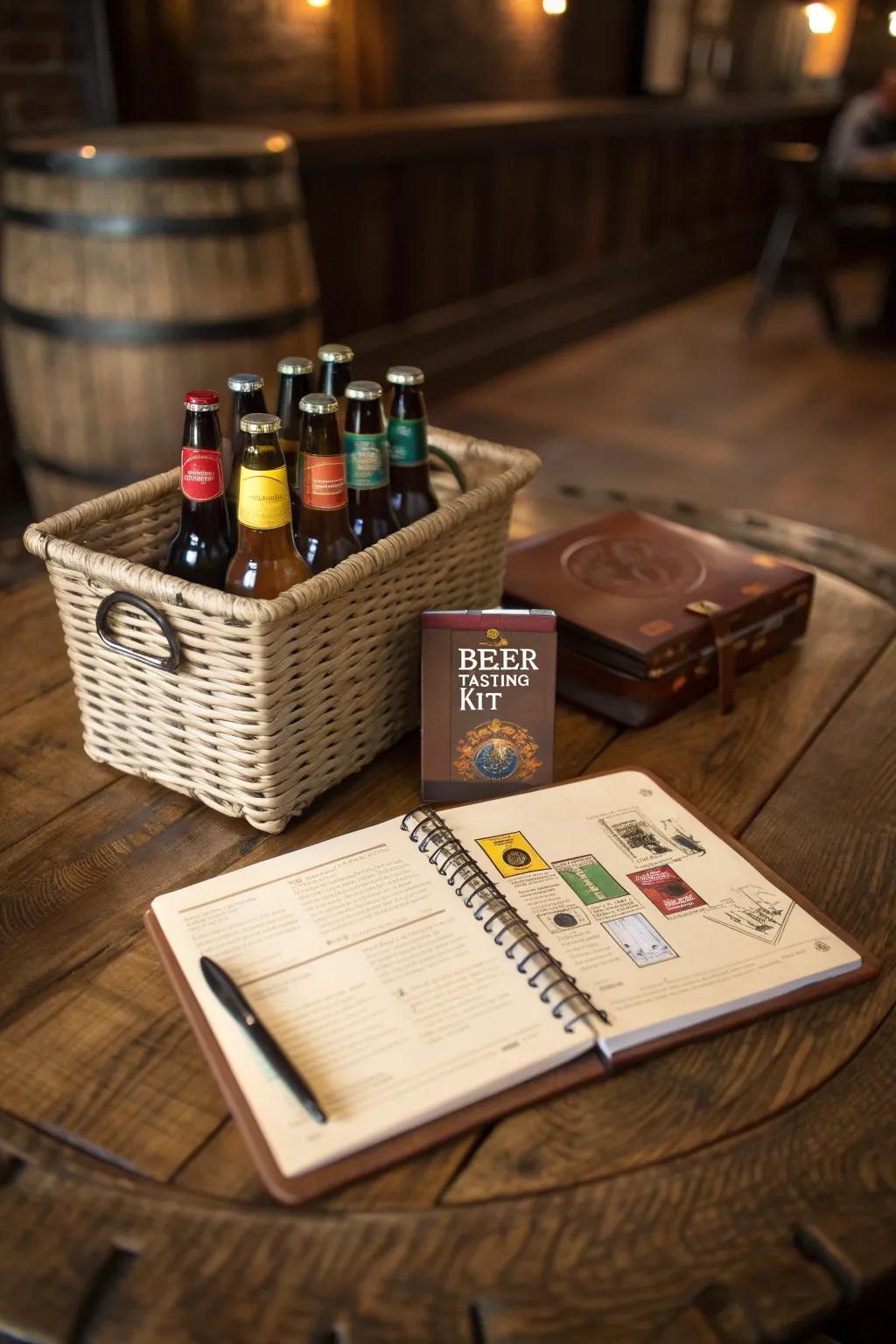 Craft your very own beer tasting adventure with this elegant DIY kit—perfect for the discerning beer enthusiast.