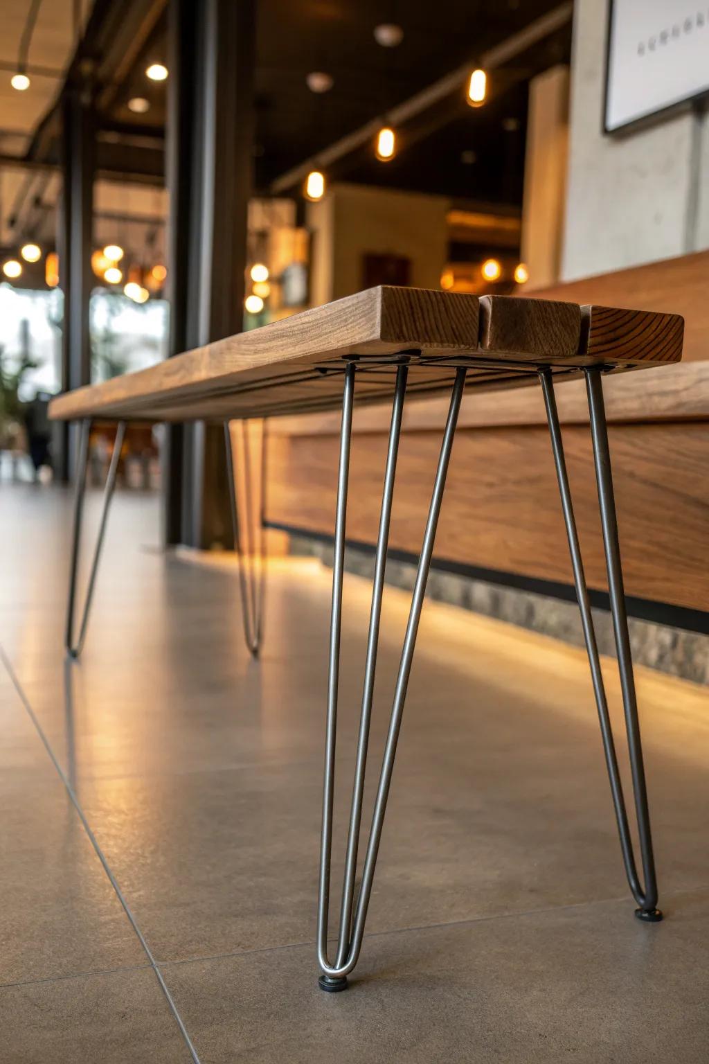 Elevate your space with the timeless elegance of hairpin legs.