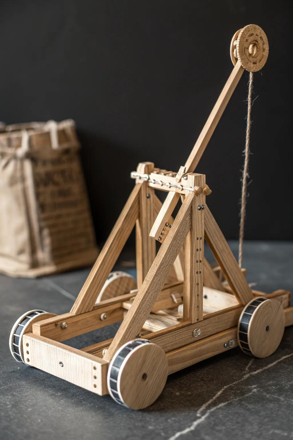 Unleash creativity with this eco-friendly cardboard catapult design!