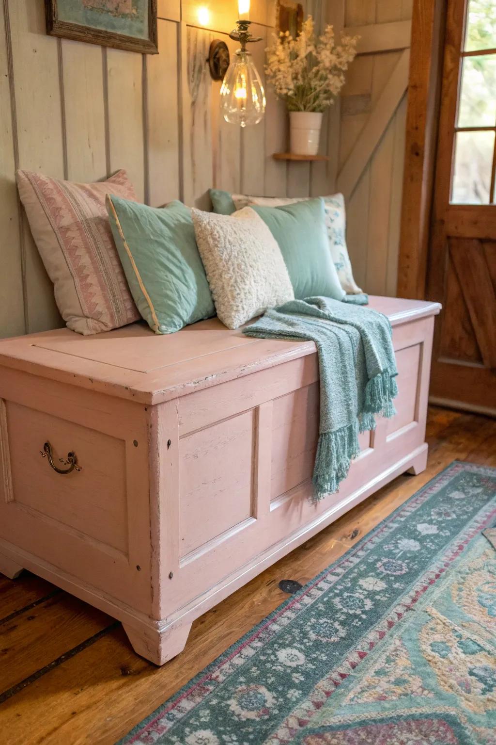 Transform your space with a cottage-style cedar chest makeover—where cozy meets charming.