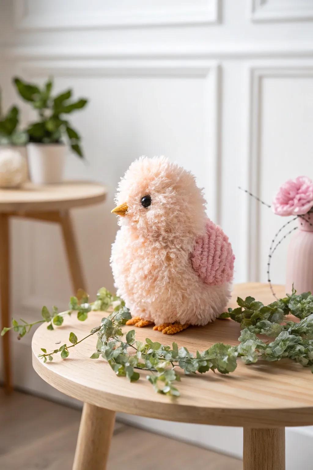 Add a touch of spring with these charming pom pom chicks—crafted with love and simplicity.