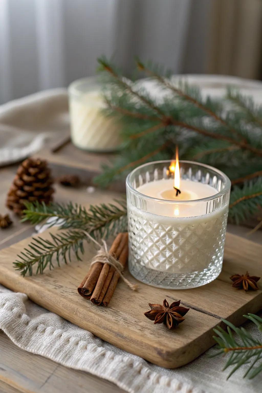 Illuminate your holidays with the warmth and charm of handmade candles.